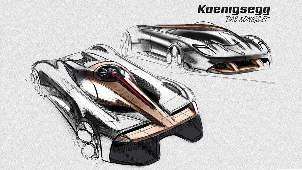 طراحی مفهومی و خارق العاده ای از ماشین Koenigsegg Koenigsegg منتشر شده است.