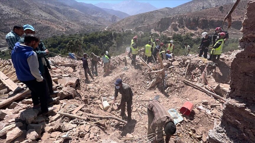 زلزله در مراکش؛ عملیات امداد و نجات همچنان ادامه دارد
