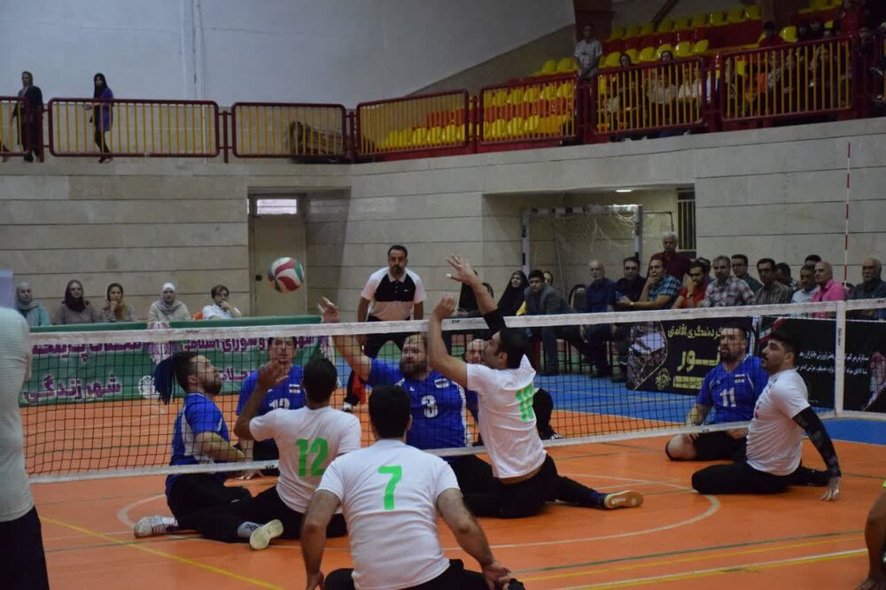پیروزی تیم ملی والیبال نشسته ایران در بازی دوستانه مقابل روسیه