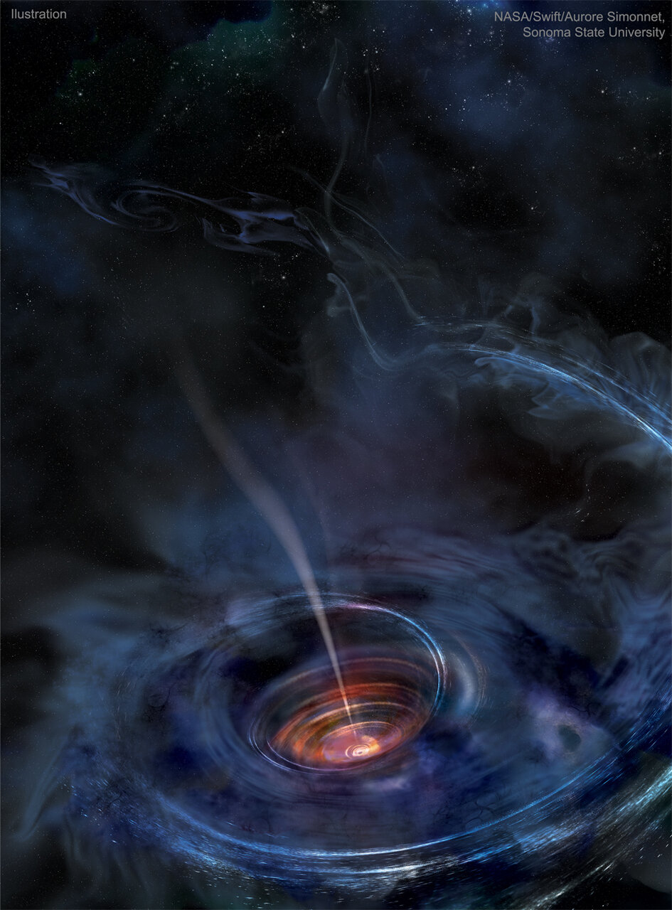 تصویر روز ناسا: سیاهچاله را چطور می‌توان دید؟