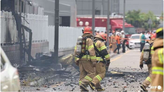 آتش‌سوزی در کارخانه باتری‌سازیِ کره جنوبی؛ فوت ۲۲ تن تایید شد+فیلم