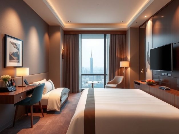 امکانات اتاق هتل گرند مرکور شانگهای هونگجیائو (کامل)