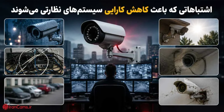اشتباهاتی که باعث کاهش کارایی سیستم‌های نظارتی می‌شوند