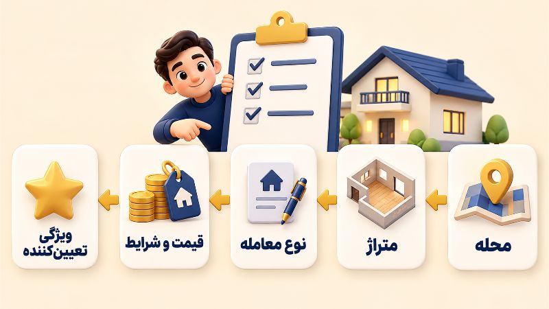 قبل از نوشتن مشخصات فایل را مرتب کنید